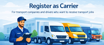 Regisztráció fuvarozóként